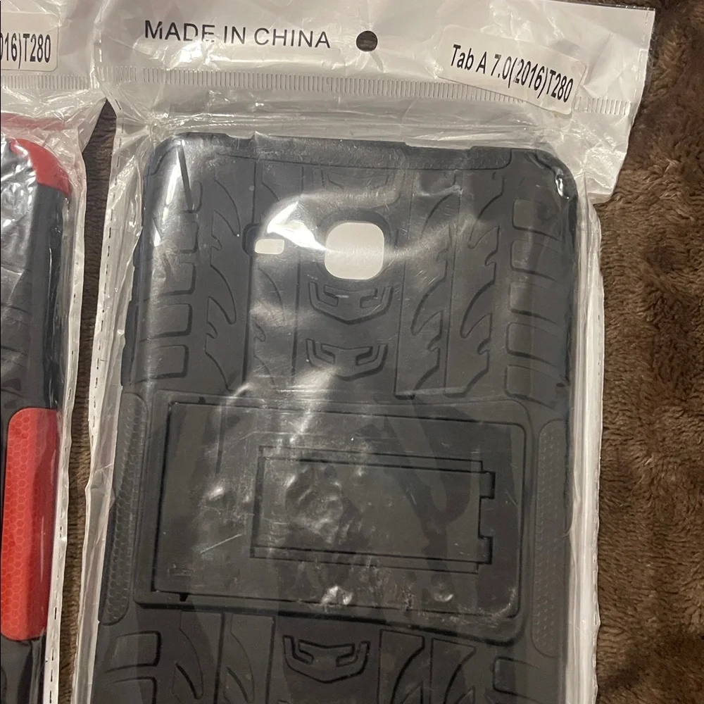 SAMSUNG Galaxy Tab A 7.0 Case Lot(red and black and plain black)
